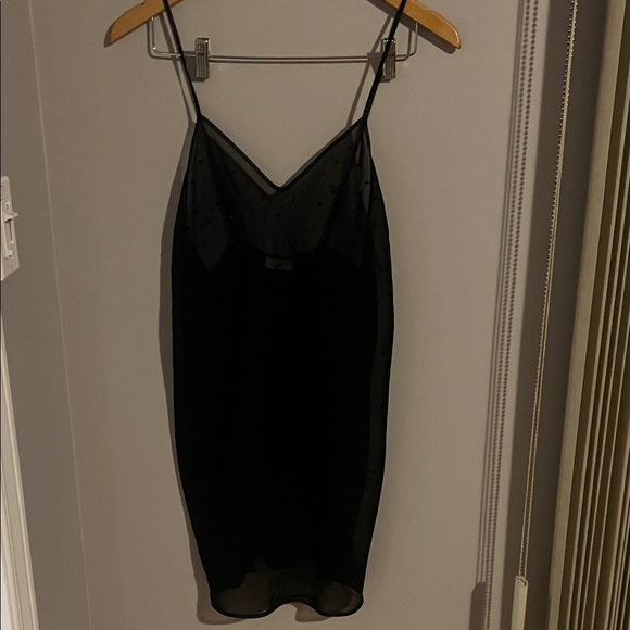 La SENZA Black Sequin Slip Fits M - Picture 1 of 7